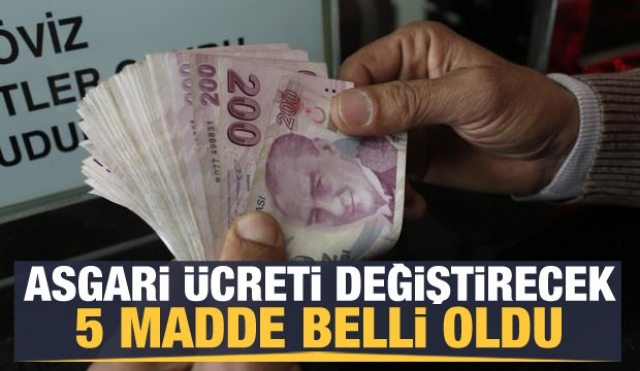 Pazarlık aşamasında 5 önemli madde belli oldu!  İşte detaylar...