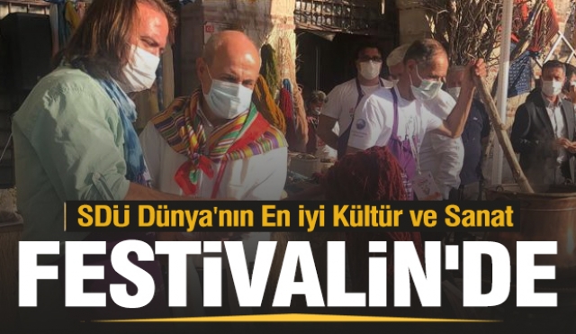 SDÜ Dünya'nın En İyi Kültür ve Sanat Festivali'nde