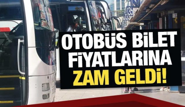 Şehirlerarası Otobüs Bilet Fiyatları Yeniden Belirlendi!