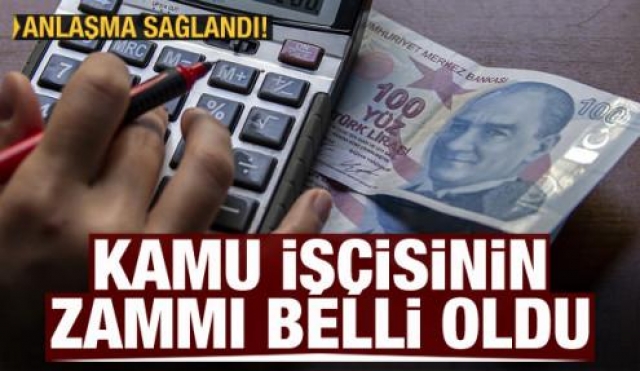 Son dakika haberi: Kamu işçisinin zammı belli oldu