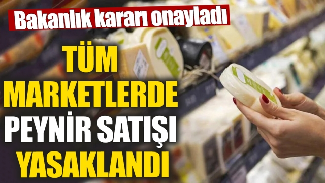 Tarım ve Orman Bakanlığı'ndan Peynir Satışında Önemli Düzenleme