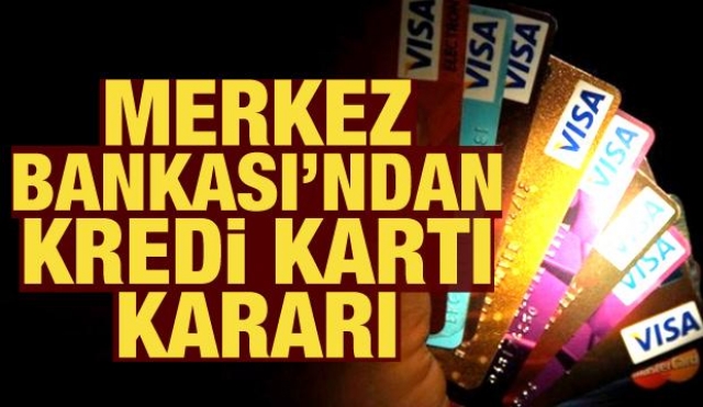 TCMB'den kredi kartı azami faiz oranına ilişkin karar
