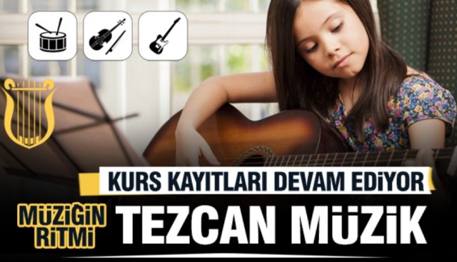 Tezcan Müzik Akademisi'nde Müzik Tutkunları için Kurs Kayıtları Açık!