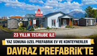 Davraz Prefabrik'ten Yaz Sonuna Özel  Kaçırılmayacak Fırsatlar!