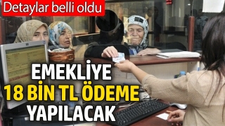 Emekliye 18 Bin TL Ödeme Fırsatı: Detaylar Belli Oldu