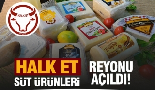 ISPARTA HALK ET, SÜT ÜRÜNLERİ REYONUNU AÇTI