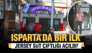 Isparta’nın İlk Meriçbey Jersey Süt Çiftliği Açıldı