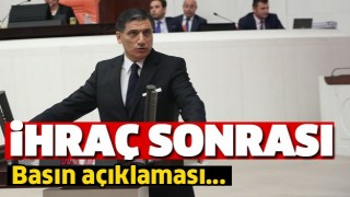 NURİ OKUTAN'DAN İHRAÇ SONRASI BASIN AÇIKLAMASI