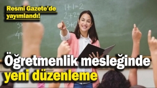 Öğretmenlik Mesleğinde Yeni Dönem