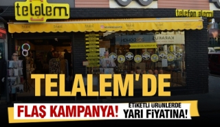 Telalem'de Etiketli Ürünlerde Ne Alırsan Yarı Fiyatına!