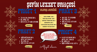 ​Yılbaşına Özel Lezzetler Şefin Lezzet Bahçesi’nde!