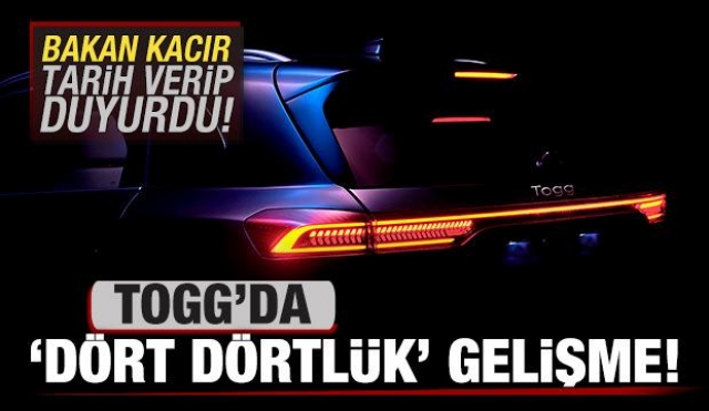 TOGG'dan 4x4'lük Yenilik: Bakan Kacır Tarihi Duyurdu