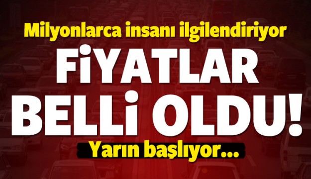 Trafik sigortasında tavan fiyat belli oldu