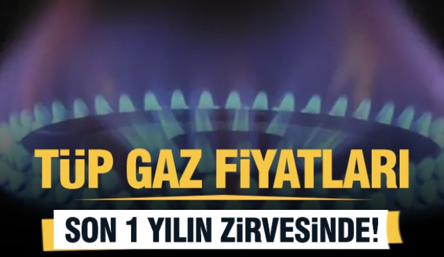 Tüp Gaz Fiyatları Son 1 Yılın Zirvesinde