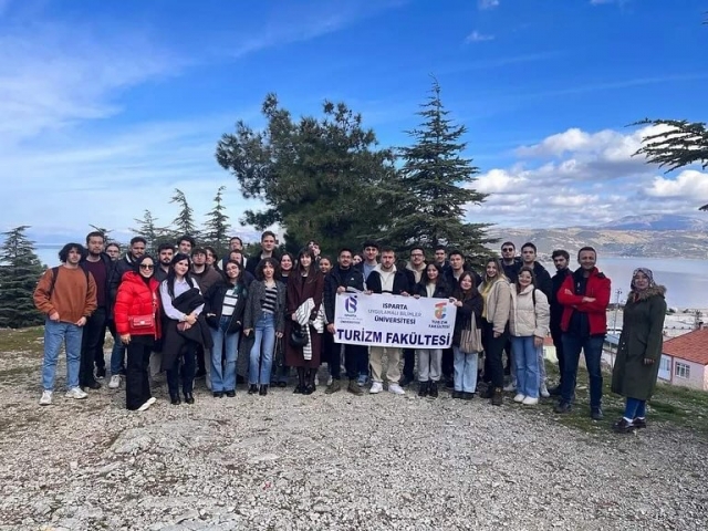 Turizm Rehberliği Öğrencileri Eğirdir’i Keşfetti