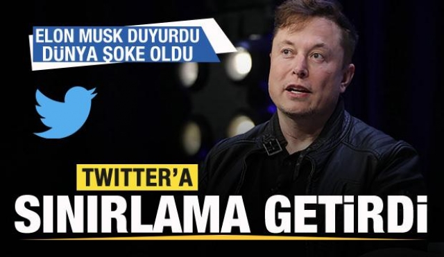 Twitter'a  sınırlama getirildi