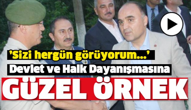 VALİ GÜNAYDIN '' SİZİ HER GÜN GÖRÜYORUM...''