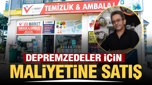 VİA MARKET'TE MALİYETİNE SATIŞLAR BAŞLADI