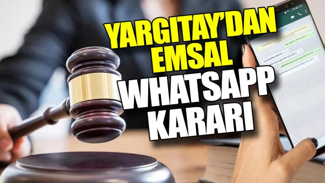 Yargıtay'dan Emsal Karar!