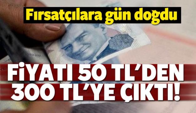 Yasak geldi, fırsatçılara gün doğdu