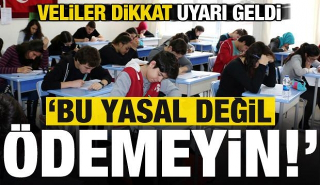 "Yasal Değil, Ödemeyin" Çağrısı