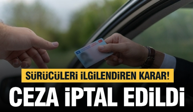 Yazılan Trafik Cezası İptal Edildi: Milyonlarca Sürücüyü İlgilendiren Karar!