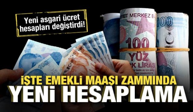 Yeni Asgari Ücret Sonrası Emekli Maaşları Ne Kadar Zamlanacak? 