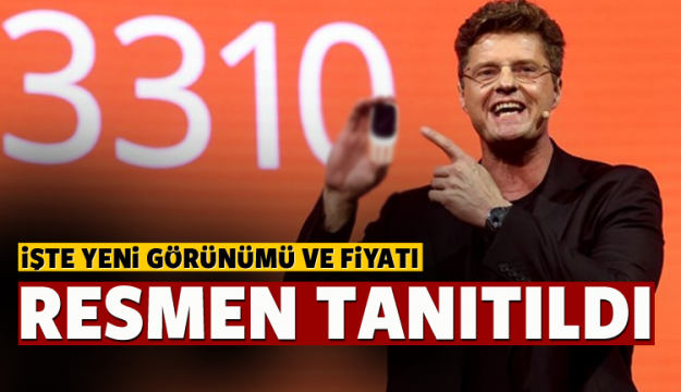 YENİ GÖRÜNÜMÜYLE  NOKİA 3310 RESMEN TANITILDI